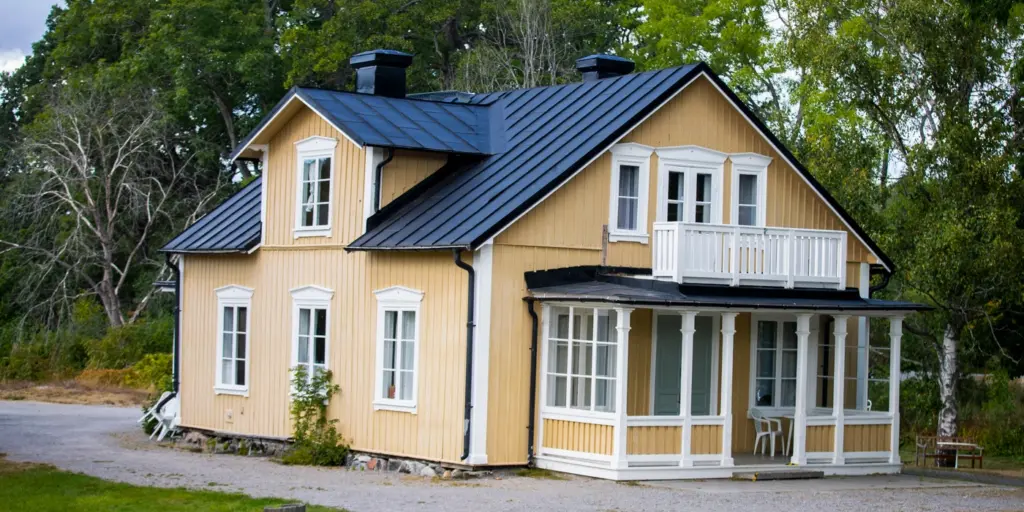 Hustegaholms sommarkafé på Lidingö.