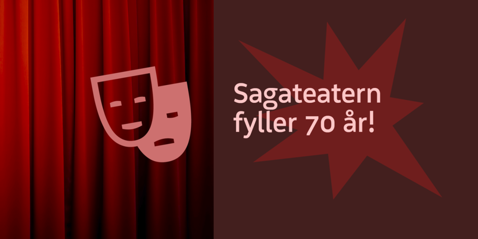Sagateatern fyller 70 år!