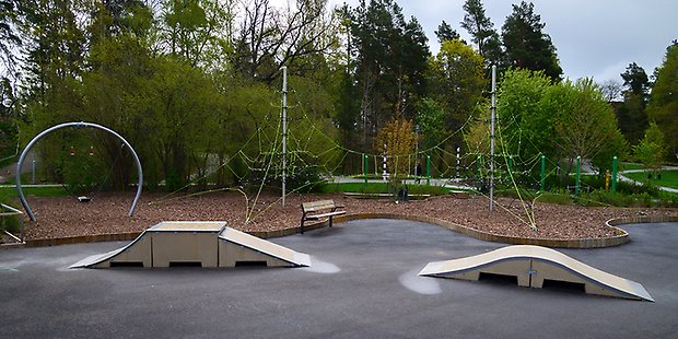 Bana för pumptrack.