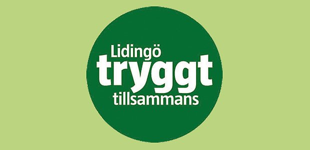 Logga Lidingö tryggt tillsammans