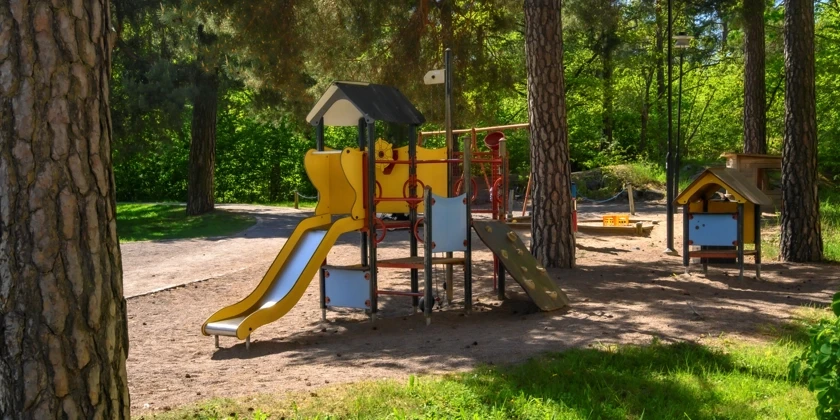Klätterställning i Torsviksparken. 