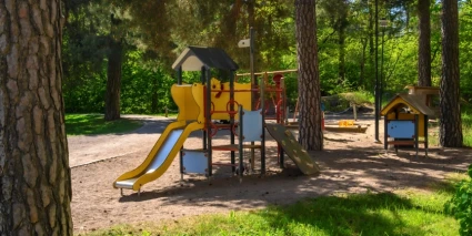 Klätterställning i Torsviksparken. 