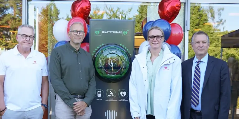 Invigning av hjärtvänlig kommun.