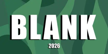 Orden ”blank” i vitt på en grön kamouflagebakgrund.